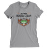 Baltimore Memorial Stadium Women's T-Shirt-Athletic Heather-Allegiant Goods Co. Vintage Sports Apparel