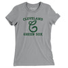 Cleveland Green Sox Baseball Women's T-Shirt-Athletic Heather-Allegiant Goods Co. Vintage Sports Apparel