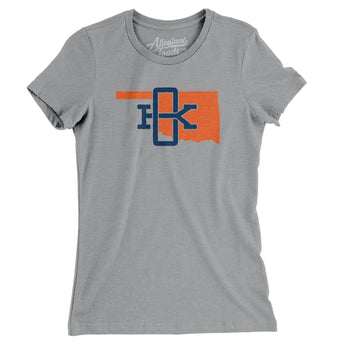 Oklahoma Home State Women's T-Shirt-Allegiant Goods Co. Vintage Sports Apparel