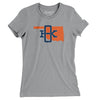 Oklahoma Home State Women's T-Shirt-Athletic Heather-Allegiant Goods Co. Vintage Sports Apparel