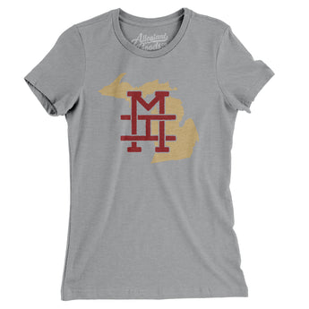 Michigan Home State Women's T-Shirt-Allegiant Goods Co. Vintage Sports Apparel