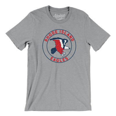 Rhode Island Eagles Hockey Men/Unisex T-Shirt-Athletic Heather-Allegiant Goods Co. Vintage Sports Apparel