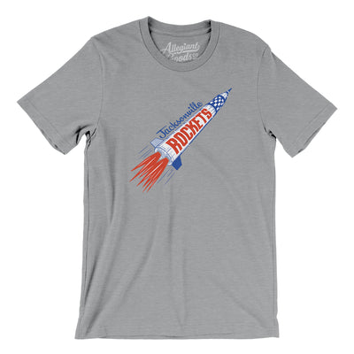 Jacksonville Rockets Hockey Men/Unisex T-Shirt-Athletic Heather-Allegiant Goods Co. Vintage Sports Apparel