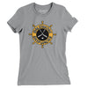 Baltimore Skipjacks Hockey Women's T-Shirt-Athletic Heather-Allegiant Goods Co. Vintage Sports Apparel