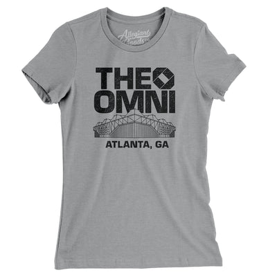 Atlanta Omni Women's T-Shirt-Athletic Heather-Allegiant Goods Co. Vintage Sports Apparel
