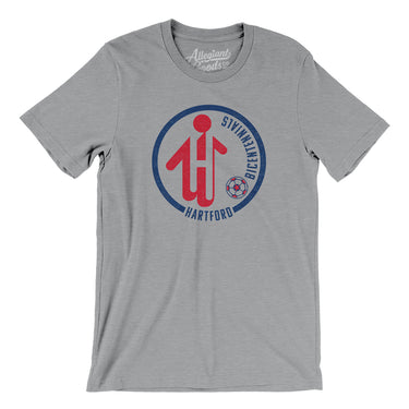 Hartford Bicentennials Soccer Men/Unisex T-Shirt-Allegiant Goods Co. Vintage Sports Apparel