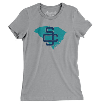 South Carolina Home State Women's T-Shirt-Allegiant Goods Co. Vintage Sports Apparel