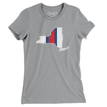 New York Helmet Stripes Women's T-Shirt-Allegiant Goods Co. Vintage Sports Apparel