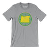 Oregon Basketball Men/Unisex T-Shirt-Athletic Heather-Allegiant Goods Co. Vintage Sports Apparel