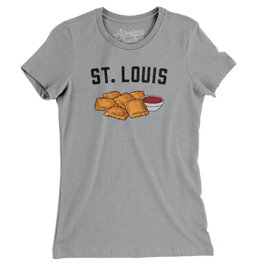 St. Louis Toasted Ravioli Women's T-Shirt-Allegiant Goods Co. Vintage Sports Apparel