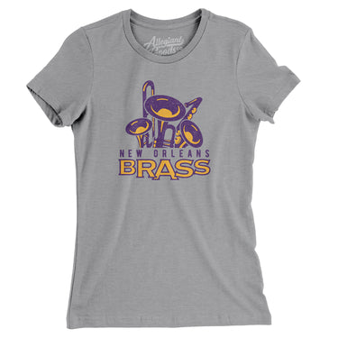 New Orleans Brass Hockey Women's T-Shirt-Allegiant Goods Co. Vintage Sports Apparel
