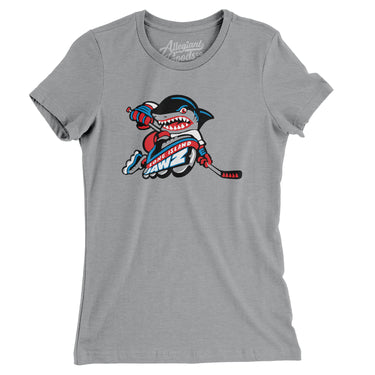 Long Island Jawz Roller Hockey Women's T-Shirt-Allegiant Goods Co. Vintage Sports Apparel