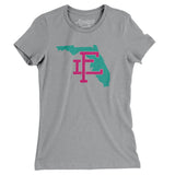 Florida Home State Women's T-Shirt-Allegiant Goods Co. Vintage Sports Apparel