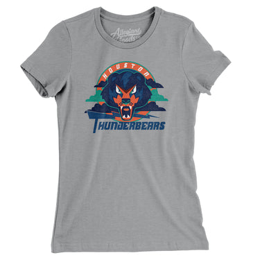 Houston Thunderbears Arena Football Women's T-Shirt-Allegiant Goods Co. Vintage Sports Apparel