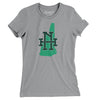 New Hampshire Home State Women's T-Shirt-Athletic Heather-Allegiant Goods Co. Vintage Sports Apparel