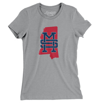 Mississippi Home State Women's T-Shirt-Allegiant Goods Co. Vintage Sports Apparel