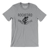 Rockford Forest Citys Baseball Men/Unisex T-Shirt-Athletic Heather-Allegiant Goods Co. Vintage Sports Apparel