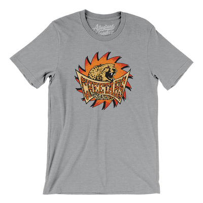 Chicago Cheetahs Roller Hockey Men/Unisex T-Shirt-Athletic Heather-Allegiant Goods Co. Vintage Sports Apparel
