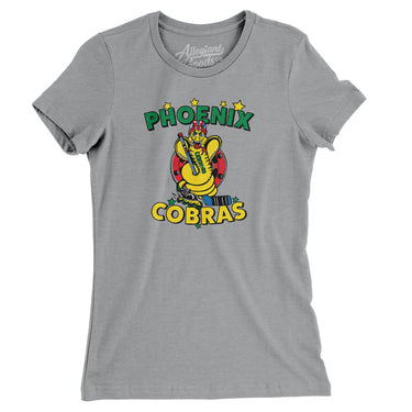 Phoenix Cobras Roller Hockey Women's T-Shirt-Allegiant Goods Co. Vintage Sports Apparel