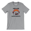 Miami Manatees Football Men/Unisex T-Shirt-Athletic Heather-Allegiant Goods Co. Vintage Sports Apparel