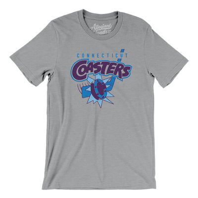 Connecticut Coasters Roller Hockey Men/Unisex T-Shirt-Athletic Heather-Allegiant Goods Co. Vintage Sports Apparel