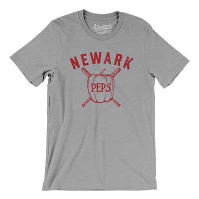 Newark Peps Baseball Men/Unisex T-Shirt-Athletic Heather-Allegiant Goods Co. Vintage Sports Apparel