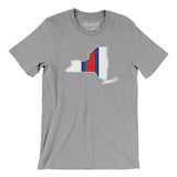 New York Helmet Stripes Men/Unisex T-Shirt-Allegiant Goods Co. Vintage Sports Apparel