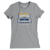 St. Louis Arena Women's T-Shirt-Athletic Heather-Allegiant Goods Co. Vintage Sports Apparel