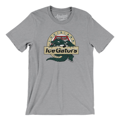 Louisiana Ice Gators Hockey Men/Unisex T-Shirt-Athletic Heather-Allegiant Goods Co. Vintage Sports Apparel