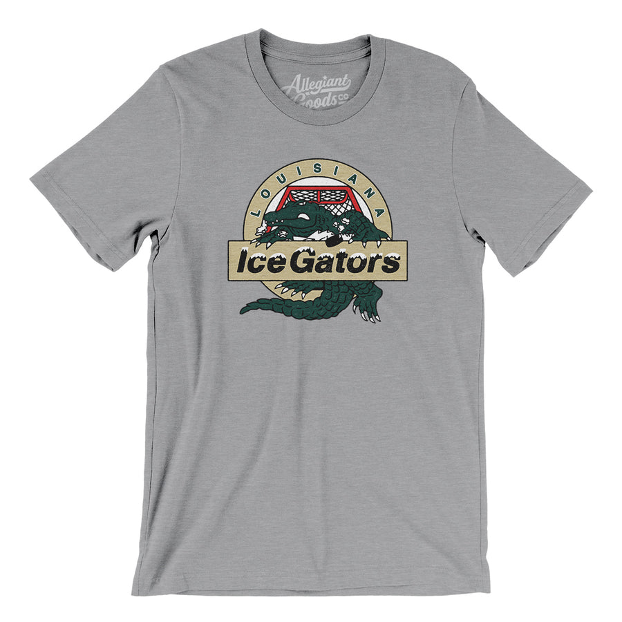 Mtr Louisiana Ice Gators Hockey T-Shirt | Allegiant Goods Co. Athletic Heather / 2XL