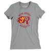 New Jersey Rockets Soccer Women's T-Shirt-Athletic Heather-Allegiant Goods Co. Vintage Sports Apparel
