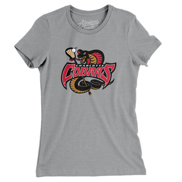 Charlotte Cobras Lacrosse Women's T-Shirt-Allegiant Goods Co. Vintage Sports Apparel