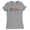 Baltimore Claws Basketball Women's T-Shirt-Athletic Heather-Allegiant Goods Co. Vintage Sports Apparel