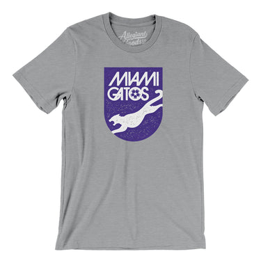 Miami Gatos Soccer Men/Unisex T-Shirt-Allegiant Goods Co. Vintage Sports Apparel