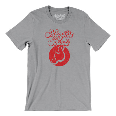 Memphis Sounds Basketball Men/Unisex T-Shirt-Athletic Heather-Allegiant Goods Co. Vintage Sports Apparel