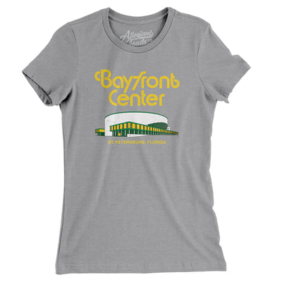 St. Petersburg Bayfront Center Women's T-Shirt-Athletic Heather-Allegiant Goods Co. Vintage Sports Apparel