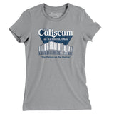 Richfield Ohio Coliseum Women's T-Shirt-Allegiant Goods Co. Vintage Sports Apparel