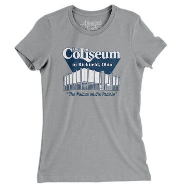 Richfield Ohio Coliseum Women's T-Shirt-Allegiant Goods Co. Vintage Sports Apparel