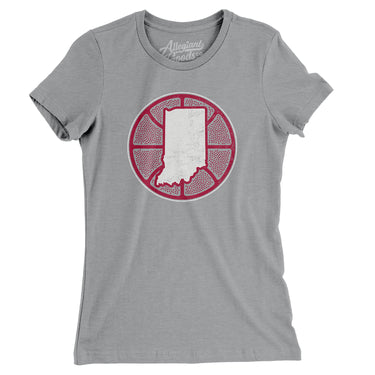 Indiana Basketball Women's T-Shirt-Allegiant Goods Co. Vintage Sports Apparel