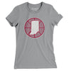 Indiana Basketball Women's T-Shirt-Athletic Heather-Allegiant Goods Co. Vintage Sports Apparel