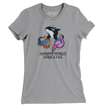 Marine World/ Africa USA Amusement Park Women's T-Shirt-Allegiant Goods Co. Vintage Sports Apparel