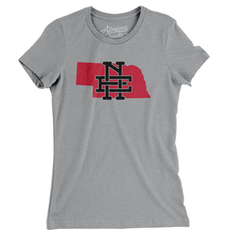 Nebraska Home State Women's T-Shirt-Allegiant Goods Co. Vintage Sports Apparel