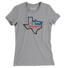 Dallas Chaparrals Basketball Women's T-Shirt-Athletic Heather-Allegiant Goods Co. Vintage Sports Apparel