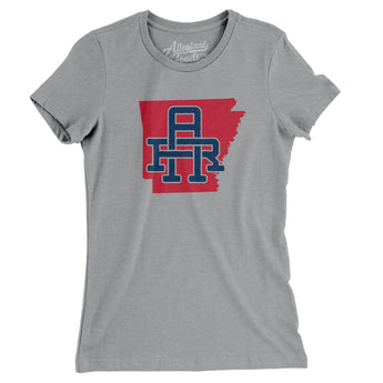 Arkansas Home State Women's T-Shirt-Allegiant Goods Co. Vintage Sports Apparel