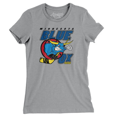 Minnesota Blue Ox Roller Hockey Women's T-Shirt-Allegiant Goods Co. Vintage Sports Apparel