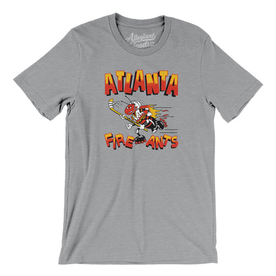 Atlanta Fire Ants Roller Hockey Men/Unisex T-Shirt-Athletic Heather-Allegiant Goods Co. Vintage Sports Apparel