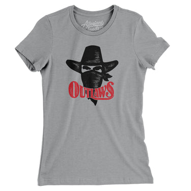 Arizona/Oklahoma Outlaws Football Women's T-Shirt-Allegiant Goods Co. Vintage Sports Apparel