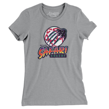 Detroit Safari Soccer Women's T-Shirt-Allegiant Goods Co. Vintage Sports Apparel