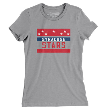 Syracuse Stars Hockey Women's T-Shirt-Allegiant Goods Co. Vintage Sports Apparel