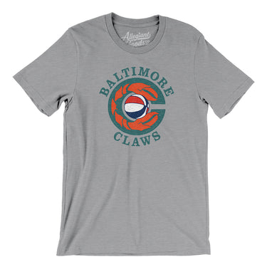 Baltimore Claws Basketball Men/Unisex T-Shirt-Allegiant Goods Co. Vintage Sports Apparel